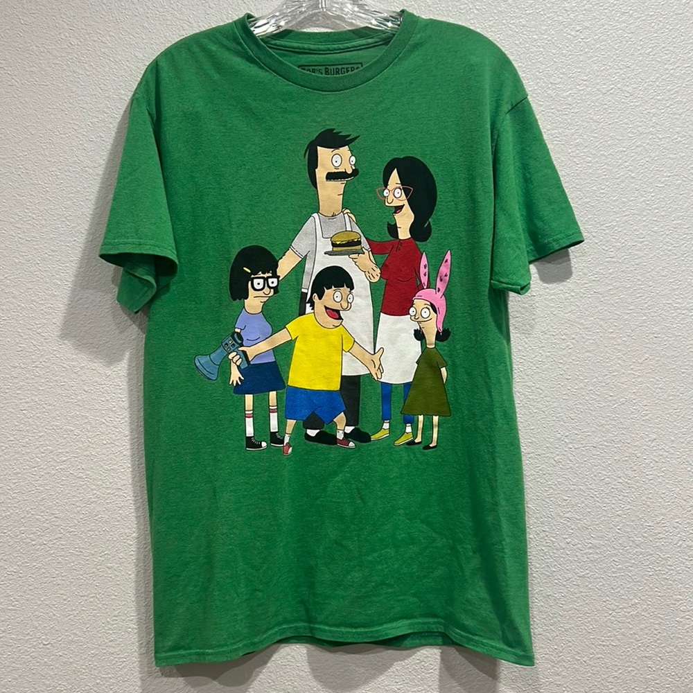 Ripple Junction Bob's Burgers Family Green T-Shirt Size Medium
